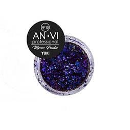 Дзеркальна пудра  ANVI Professional YUKI №15 Distant Galaxy 1.2 г