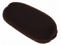 Еластична підкладка для волосся Sibel коричнева 13 см