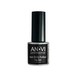 Каучукове фінішне покриття без липкого шару  ANVI Professional  Rubber Top No Wipe 9 мл