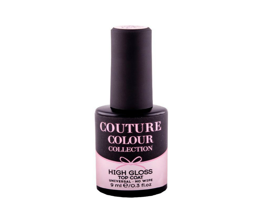 Закріплювач для гель-лаку без липкого шару Couture Colour Higt Gloss Top 9 мл, фото 1