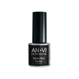 Фінішне покриття з матовим ефектом ANVI Professional Rubber Matt Top Gel 9 мл