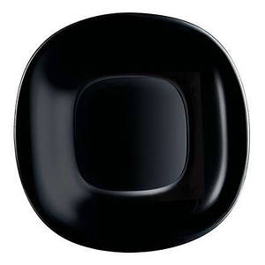 Тарілка Luminarc Carine Black квадратна 19 см L9816