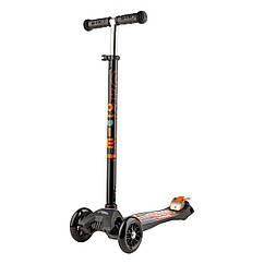 Дитячий Самокат Micro серії Maxi Deluxe - Чорний (MMD020)