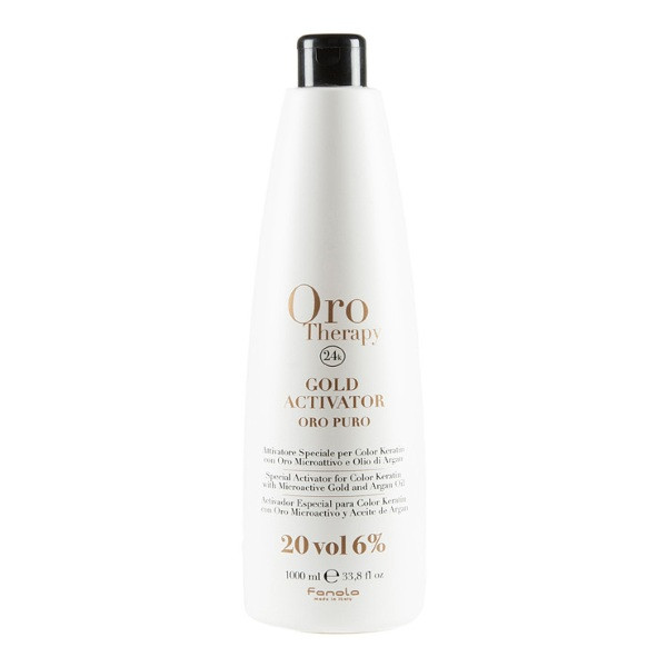 Окисник з мікрочастинками золота Fanola Oro Therapy 6% 20 Vol 1000 мл, фото 1