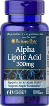 Альфа ліпоєва кислота PsP Alpha Lipoic Acid 300 mg - 60 капc