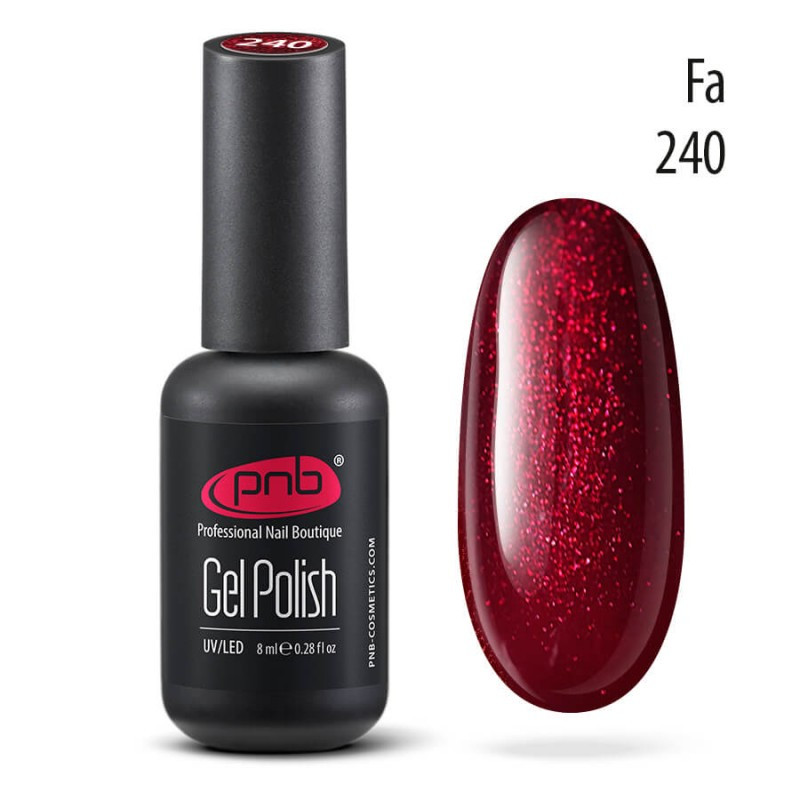 Гель-лак PNB Gel nail polish №240 fa 8 мл