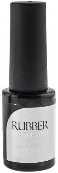 Основа каучукова для гель-лаку Naomi Rubber Gel Polish 6 мл, фото 1
