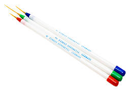 Кисті для розпису тонкі набір 3 шт