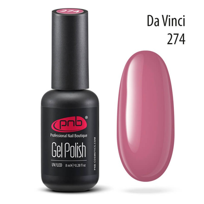 Гель-лак PNB Gel nail polish №274 da vinci 8 мл