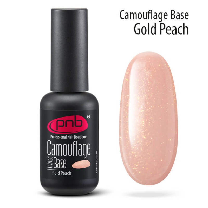 Основа камуфляжна PNB Gold Peach 8 мл, фото 1