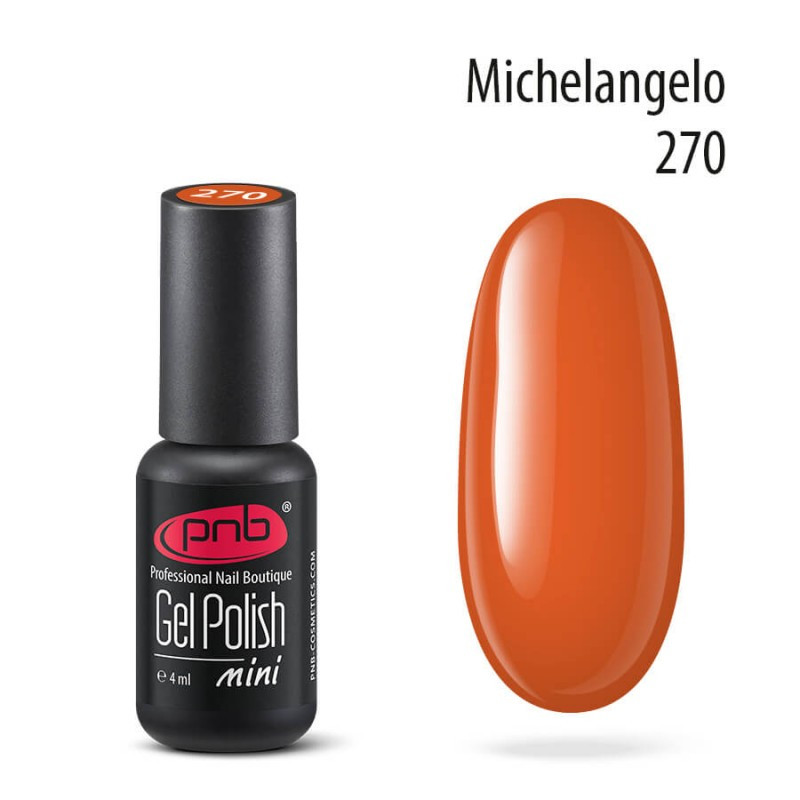 Гель-лак PNB Gel nail polish mini №270 michelangelo 4 мл
