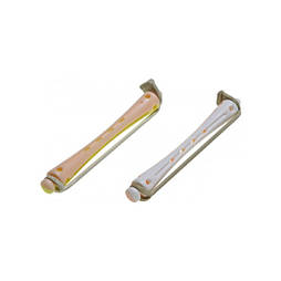 Бігуді-коклюшки довгі Sibel біло-рожеві 12  шт