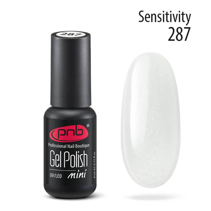 Гель-лак PNB Gel nail polish mini №287 sensitivity 4 мл, фото 1