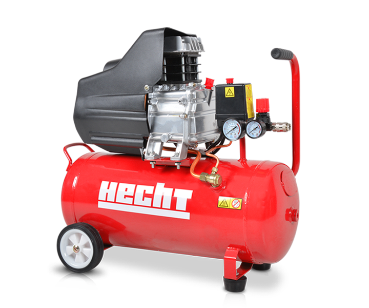 Компресор масляний 24л з манометром Hecht 210л.хв компресор масляний 24л для гаража, фото 1