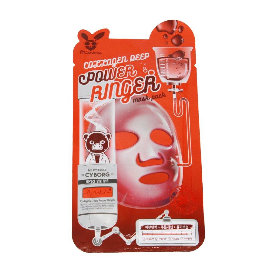 Тканинна маска для обличчя з колагеном Elizavecca Collagen Deep Power 23 мл, фото 1