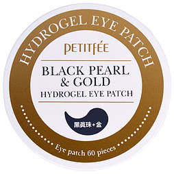 Патчі гідрогелеві під очі Petitfee Black Pearl & Gold Hydrogel Eye Patch 60 шт