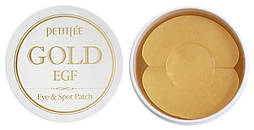 Патчі гідрогелеві під очі Petitfee Gold & EGF Eye & Sport 60 шт + 30 точкових