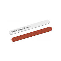 Пилка для ногтей Kodi Professional 180/240 Бело-коричневая