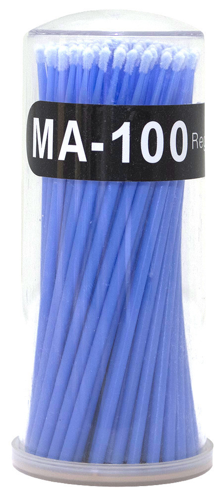 Мікроаплікатор для нарощування вій MA-100 Синій 100 шт, фото 1