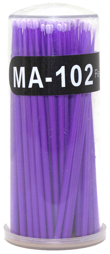 Мікроаплікатор для нарощування вій MA-102 Фіолетовий 100 шт