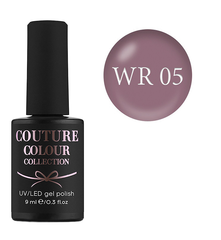 Гель-лак для нігтів Couture Colour Winter Roseate NoWR05 Щільний рожевий велюр 9 мл
