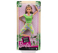 Барби Йога Брюнетка Безграничные движения Barbie Made To Move Doll, Brunette