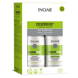 Набір шампунь і кондиціонер для волосся Inoar Cicatrifios 250 мл 250 мл