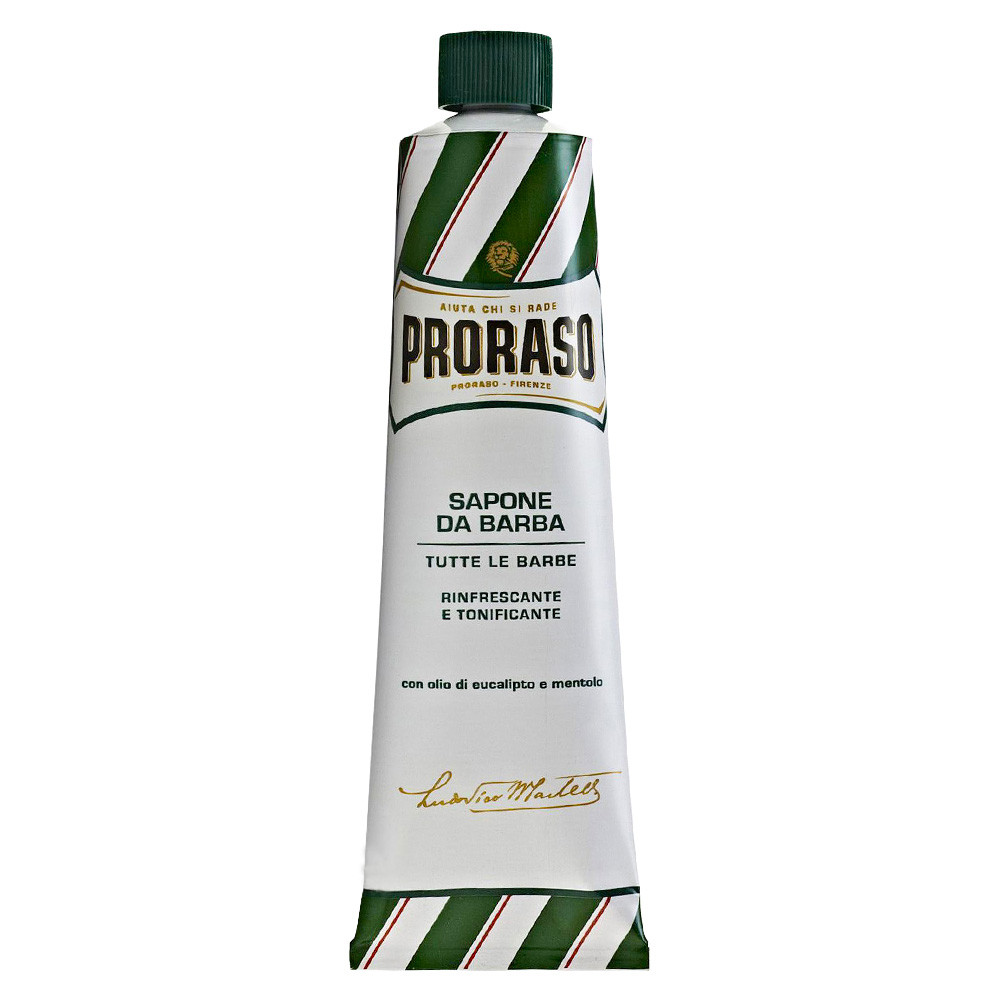 Крем для гоління з екстрактом евкаліпта і ментолу Proraso Green Line Pre-Shaving Cream 150 мл, фото 1