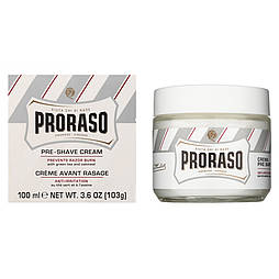 Крем до гоління для чутливої шкіри Proraso White Pre-Shaving Anti-Irritation Cream 100 мл