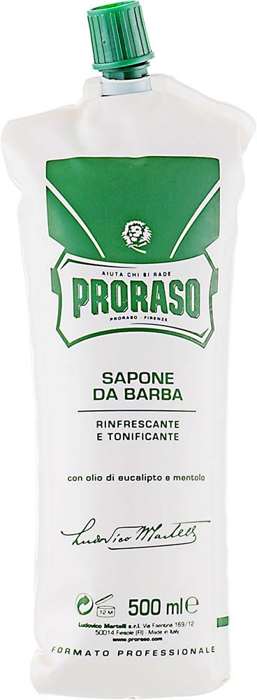 Крем для гоління Proraso Green Shaving 500 мл, фото 1