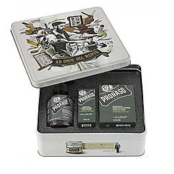 Набір подарунковий для догляду за бородою з 3-х предметів Proraso beard kit Cypress & Vetyver