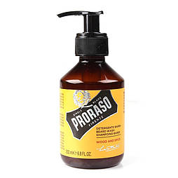 Шампунь для бороди Proraso Beard Shampoo Wood and Spice Beard Wash 200 мл