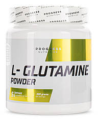 Progress Nutrition L-Glutamine powder, Глутамин (300 гр.)