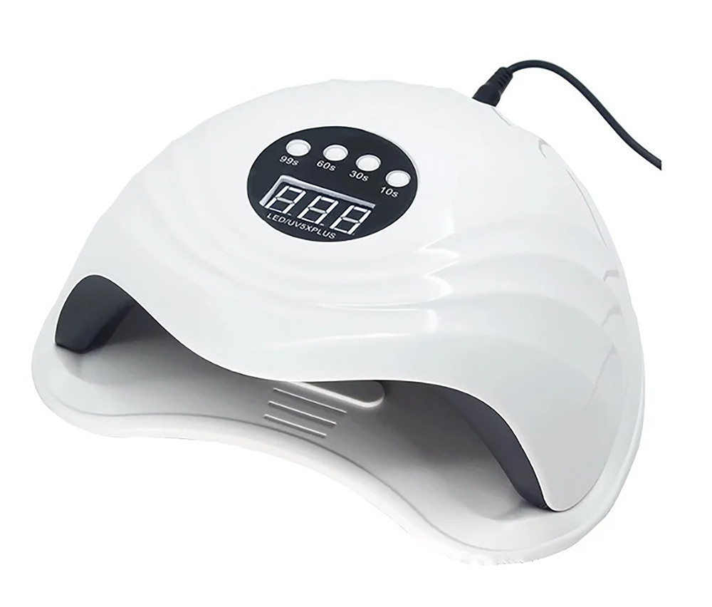 Лампа для сушки гель-лаку LED 5X PLUS 2в1 біла 108W, фото 1