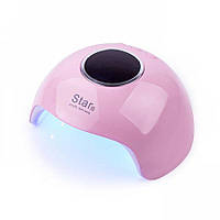 Лампа для сушки гель-лака STAR 6 розовая 72W