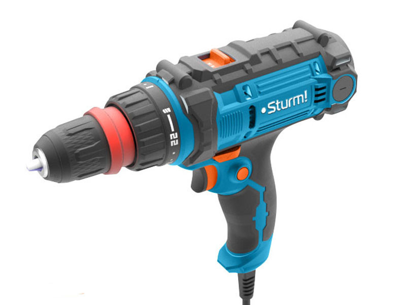 Дрель-шуруповерт Sturm ID2155DFR : 550 Вт | Крутящий момент 45 Нм |Кабель 4 м