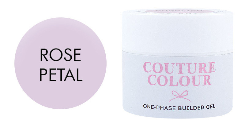 Гель однофазний Couture color 1-phase Builder Gel Rose petal 15 мл