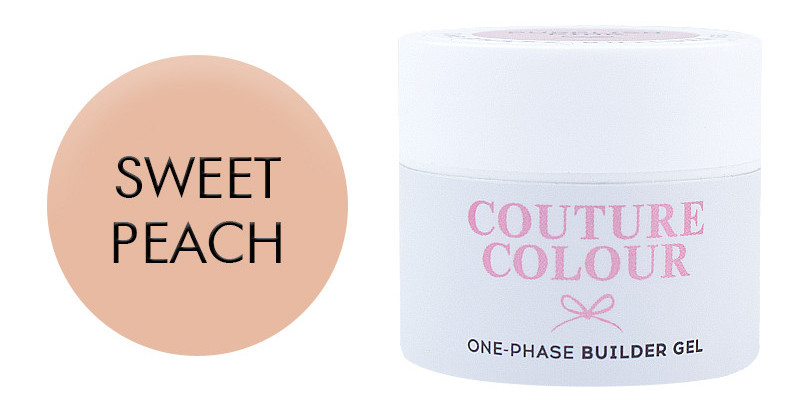 Гель однофазний Couture color 1-phase Builder Gel Sweet peach 15 мл