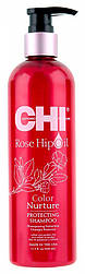 Шампунь для фарбованого волосся CHI Rose Hip Oil Color Nurture Protecting Shampoo 340 мл