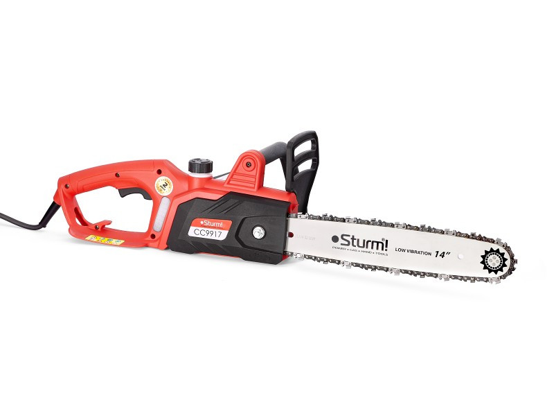 Пила ланцюгова електрична (1750 Вт, 355 мм, бічний двигун) Sturm CC9917, фото 1