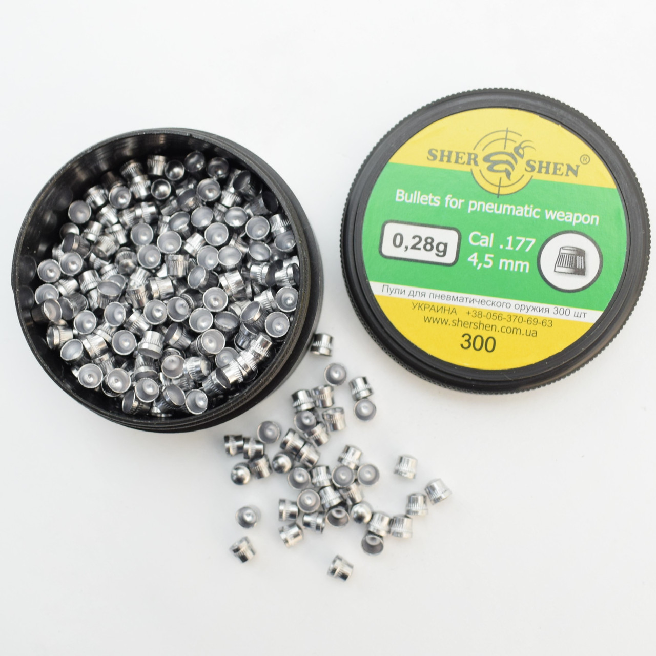 Пули Шершень 4.5мм, 0.28гр, 300 шт.