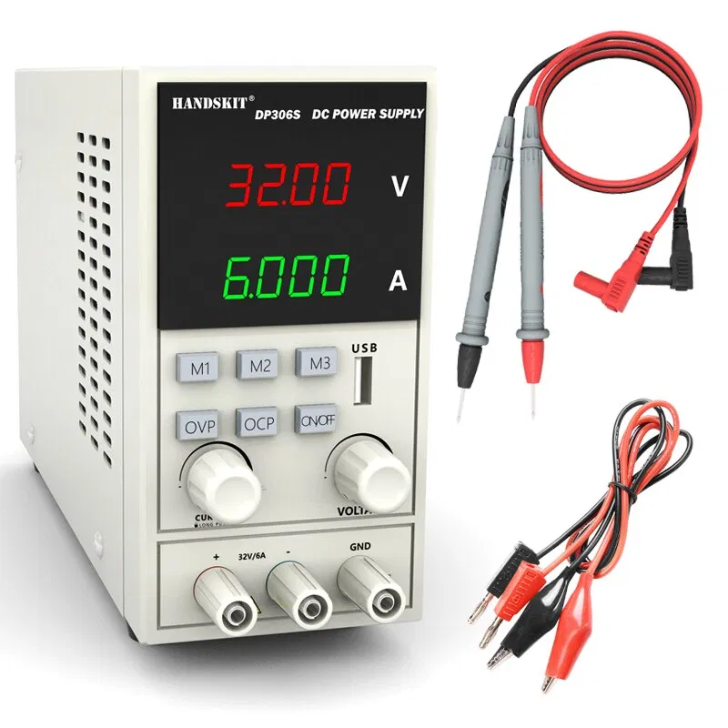 Лабораторний блок живлення HandsKit DP-306S, 32 В, 6 А