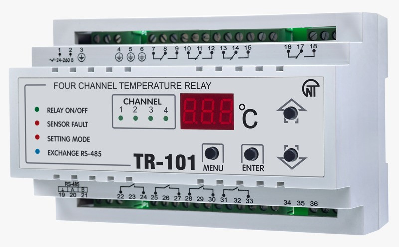 Цифрове температурне реле Novatec TР-101, фото 1