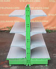 Торговий острівної (двосторонній) стелаж «Колумб» 135х100 див., компактний, Б/в, фото 5