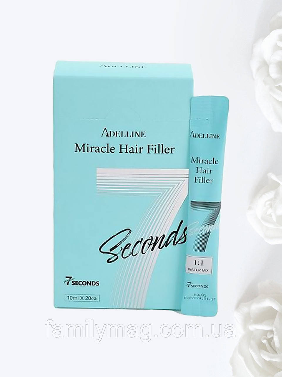 Філер для волосся відновлюючий 7 Seconds Miracle Hair Filler Adelline 1 шт (10 мл)