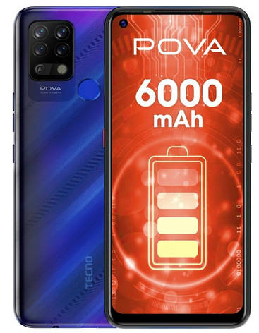 Tecno Pova (LD7) 6/128Gb Magic Blue Офіційний / Гарантія 1 рік, фото 1