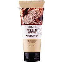 Пенка для умывания лица с экстрактом коричневого риса Lebelage Brown Rice Cleaning Cleansing Foam 180 мл