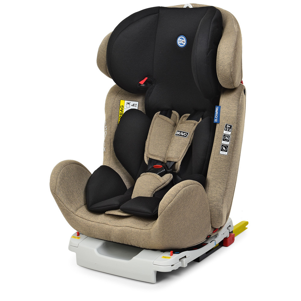 Дитяче автокрісло EL CAMINO ME 1041 Beige Black група 0+/1-2-3