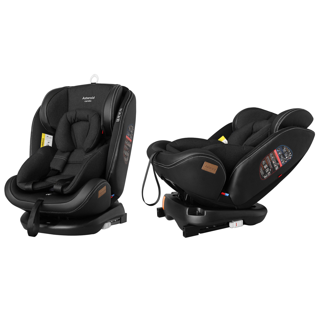 Дитяче автокрело CARRELO Asteroid CRL 12801 Space Black ISOFIX з поворотом