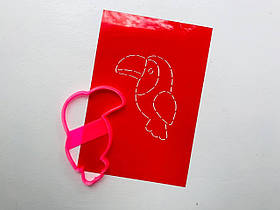 3D-формочки-вирубки для пряників "Тукан"